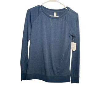 US Apparel T-Shirt Women's Small Round Neck Long Sleeve Solid Basic Tee NWT